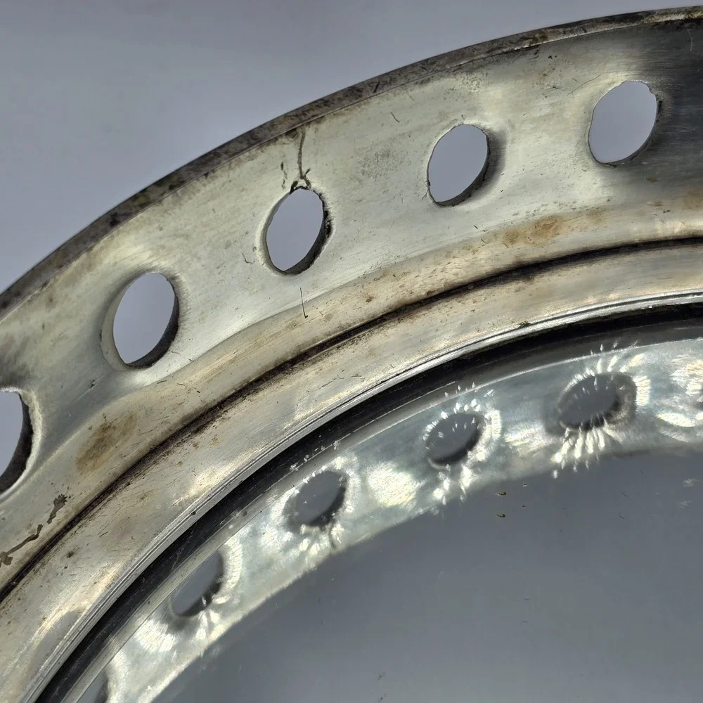 Vintage Victorian  Silverplated Mirrored Tray Ornate Heavy 12‎ 